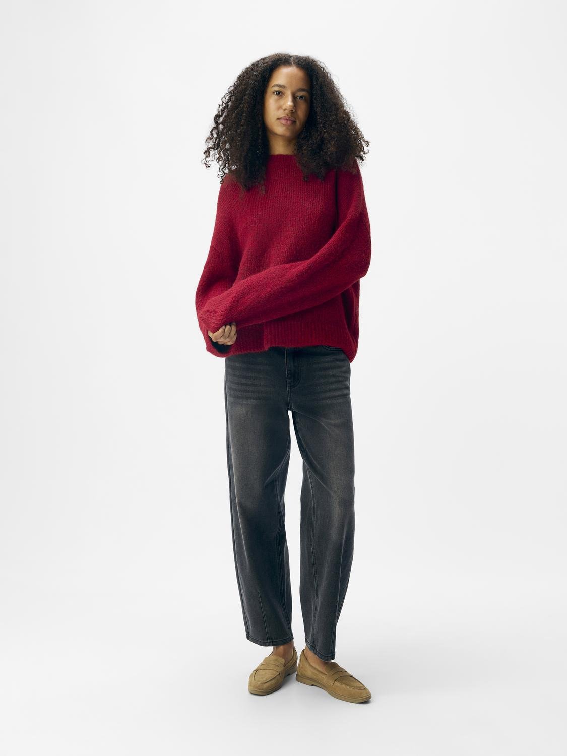 OBJSAGGIA Pullover - Karanda Red - VERO MODA & VILA Bergvik
